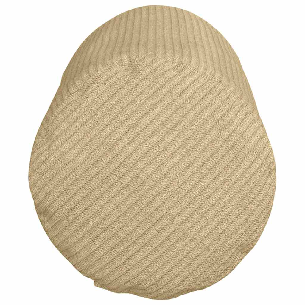 Bolster Pillows 2 pcs Grey Green Ø 15 x 40 cm Corduroy Fabric